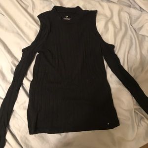 bare shoulder sweater